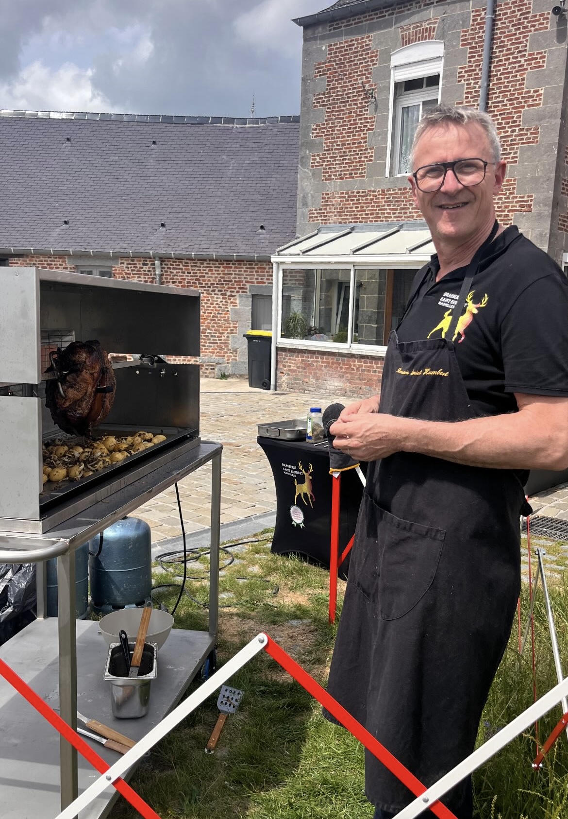 Jambon à la broche - Spécialité weekend Brasserie Saint-Humbert